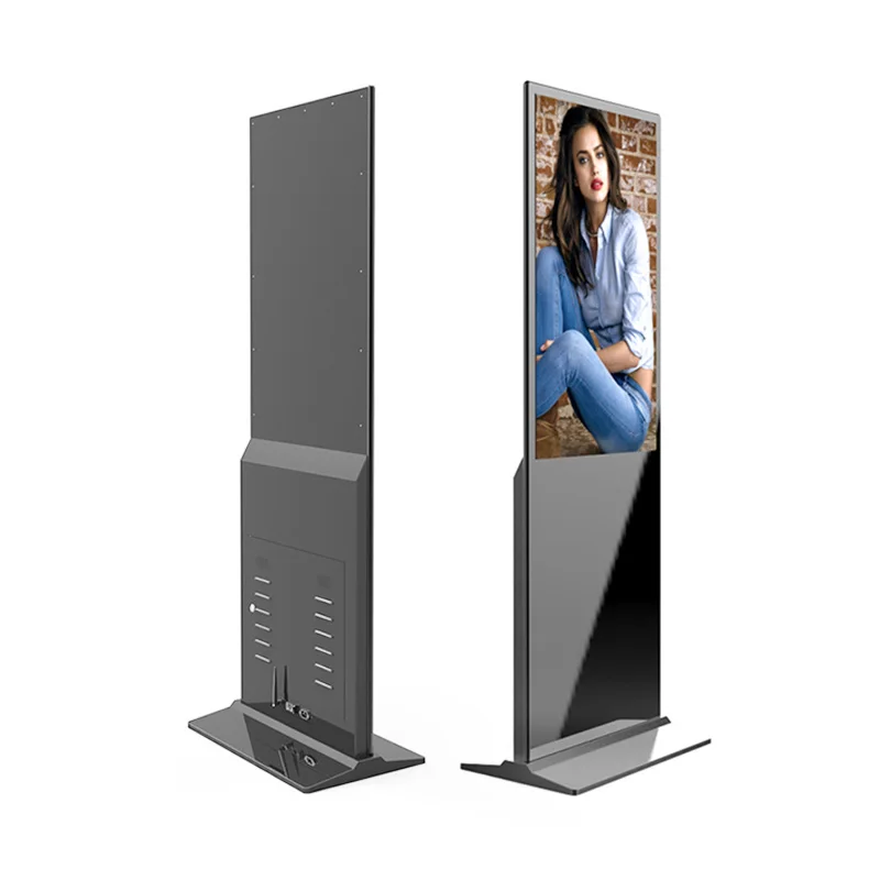 55inch vertical indoor android lcd high resolution advertising screen digital signage interactive display