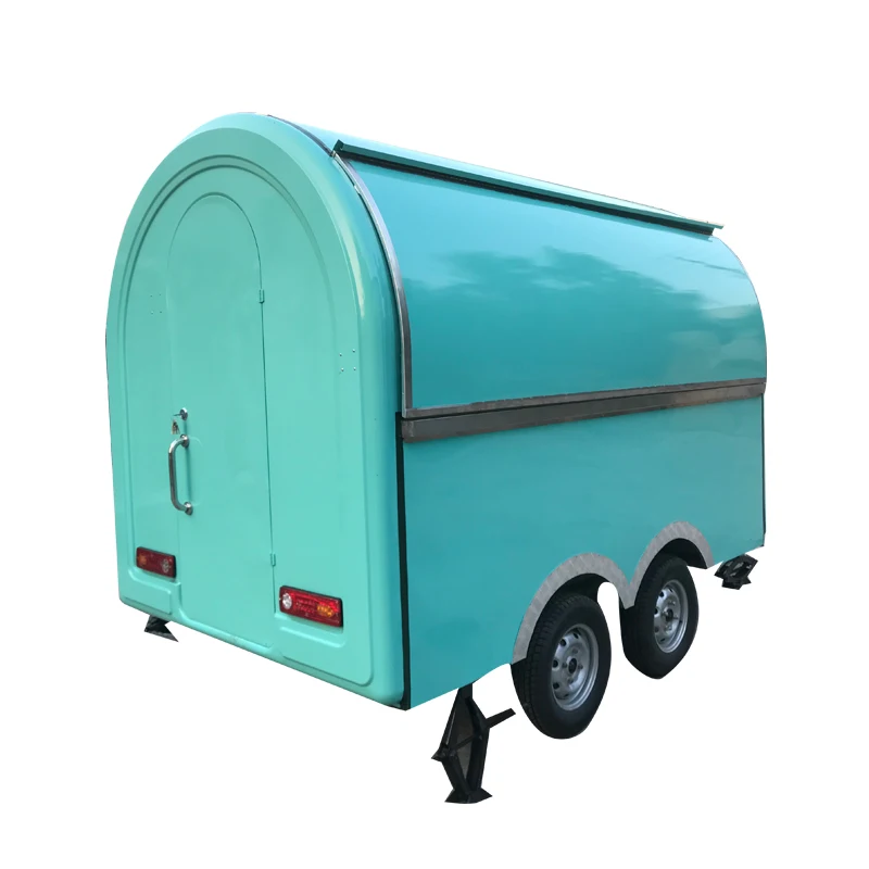 professional festival street hot dog cart/caravan trailer electric switch manufacturing machine /hand push food cart