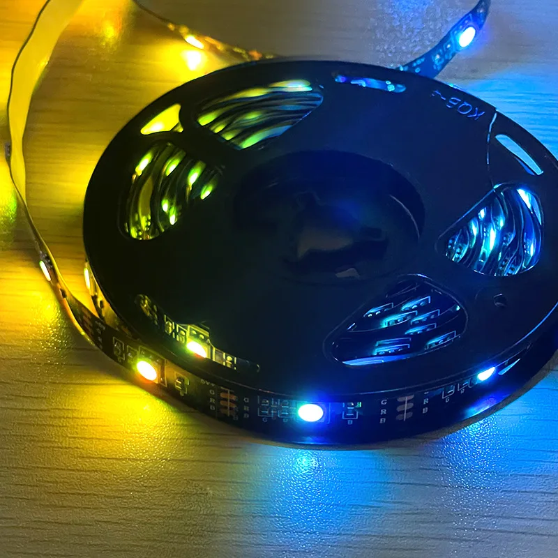 Best Selling Sync Box IP65 Led Strip Lamp 30Pcs/m RGBIC SDM5050 Monitor Back Lights TV Box H-DMI Wifi