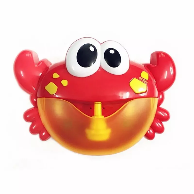 Crab frog bubble making machine with music other kids swimming toys for babies bubbles water toy
