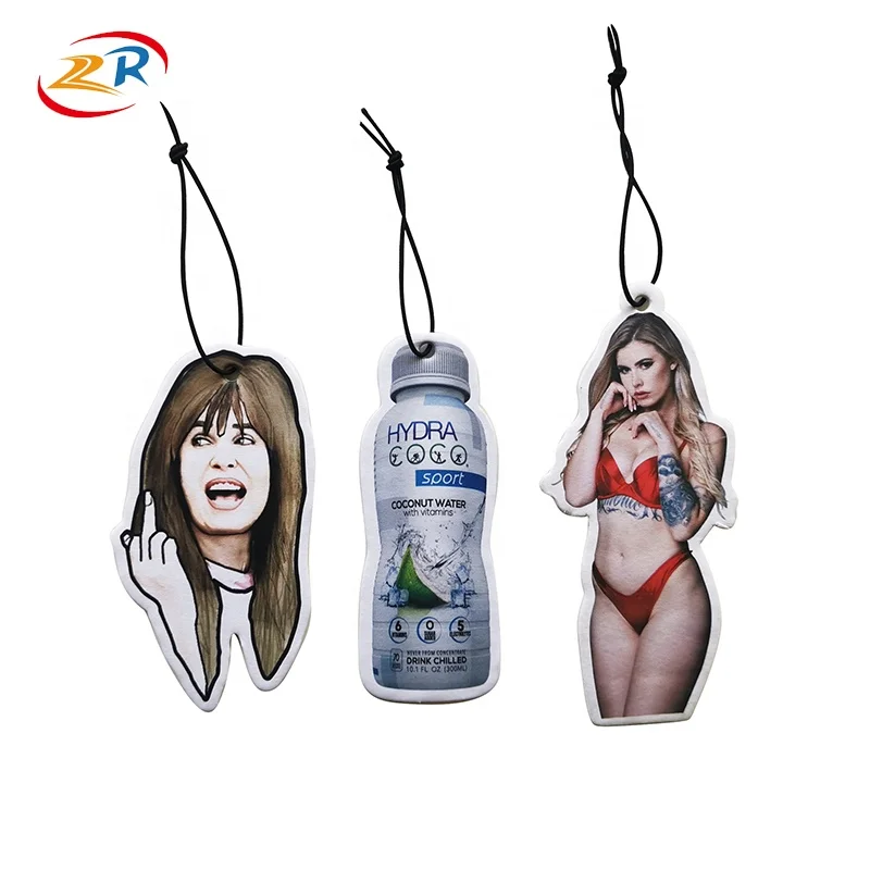 Custom Hanging Car Air Freshener Scented Fragrance Sexy Girl Paper Air Freshener
