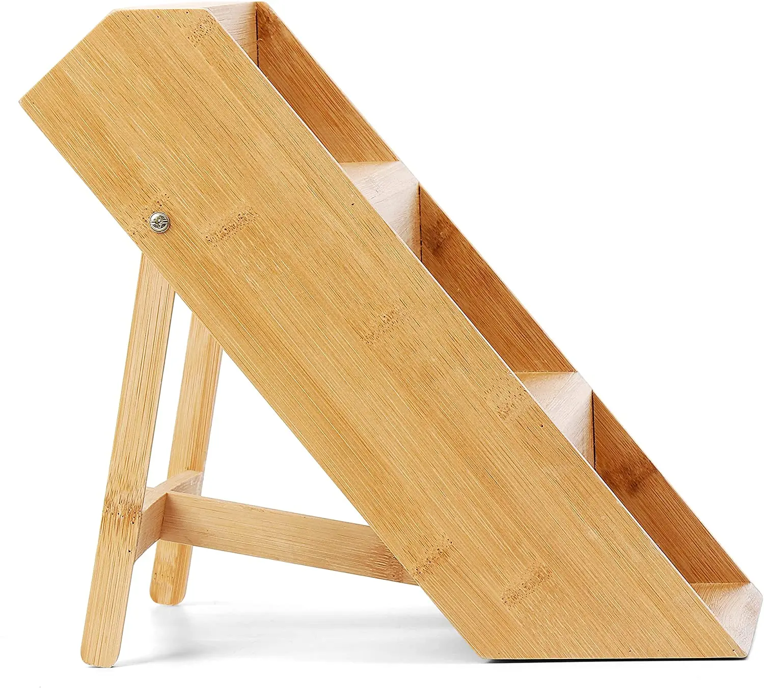 2021 kitchen expandable bamboo wood spice rack organizer spice shelf