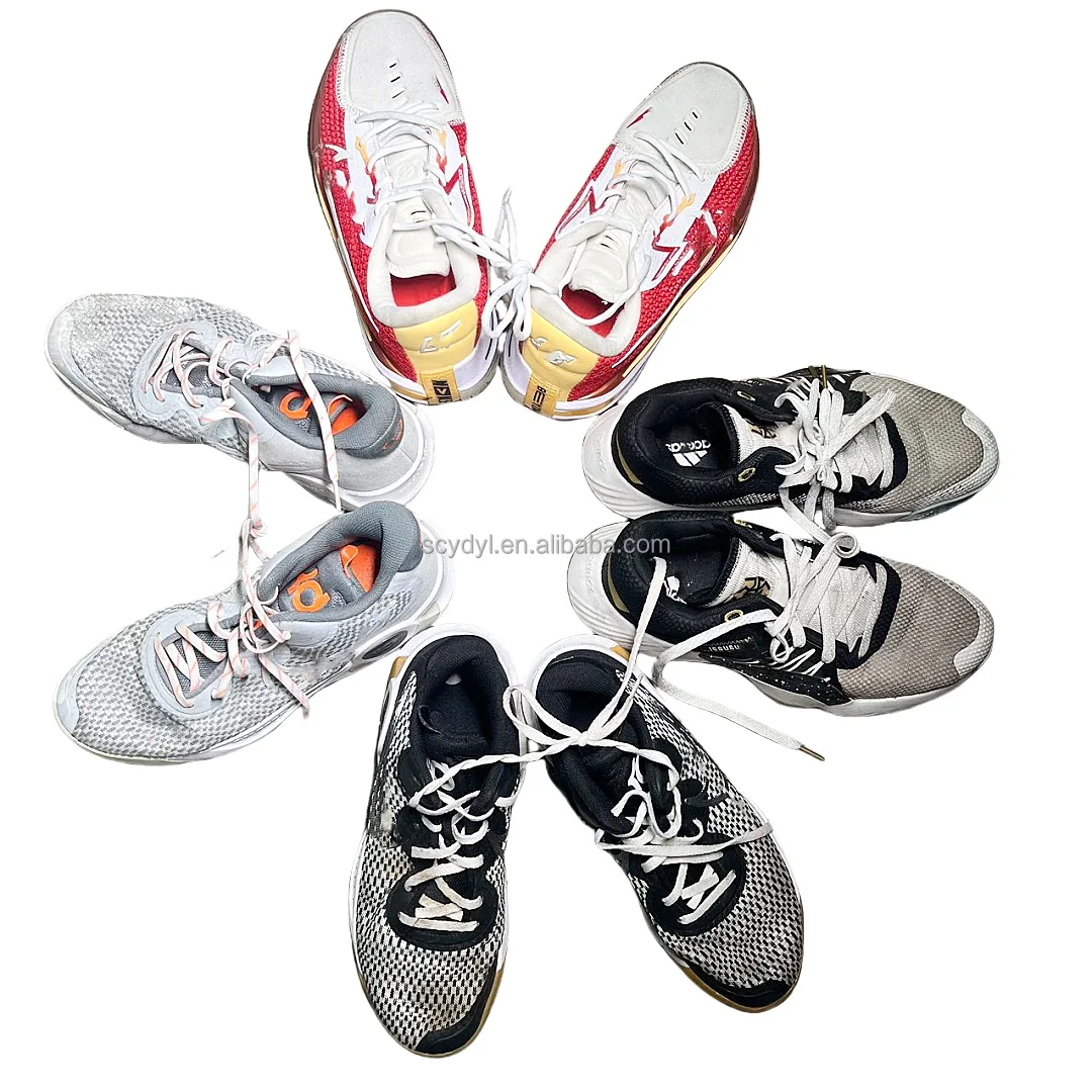 S04  Hot selling second hand international basketball brand men shoes used shoes branded  very good condition