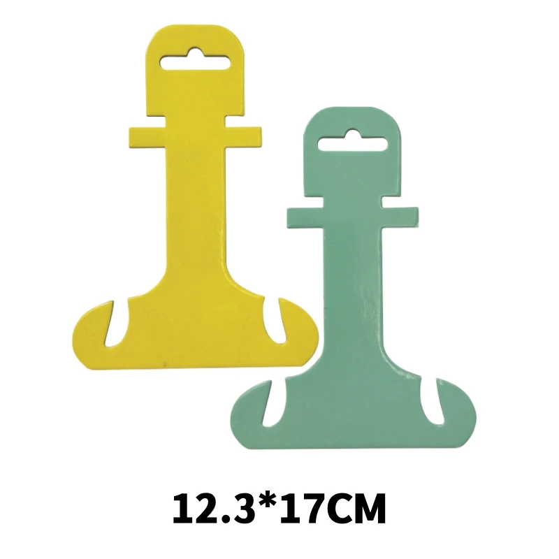 Bestiform eco - friendly Customized logo display paper hooks hanger shopping malls socks hanger hook for pet garment