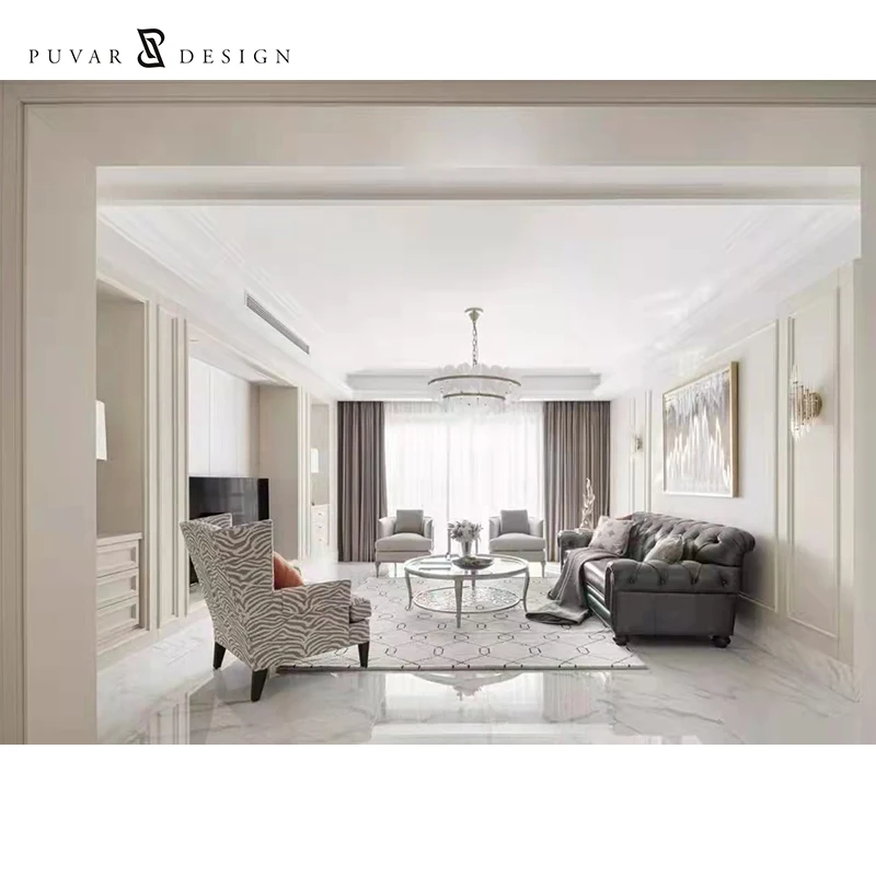 European Modern Home Luxury Villa Hotel Fabric Design Sectional Living Room Furniture Sofa Set