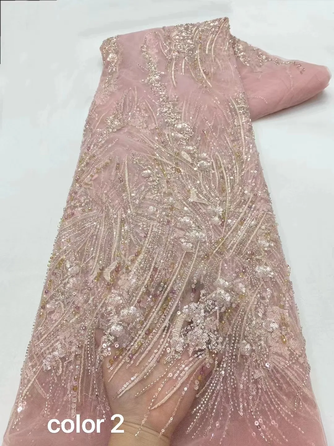 Manufacturer Wholesale Prices Lace Summer Fashion White Lace Bridal Fabric Olive