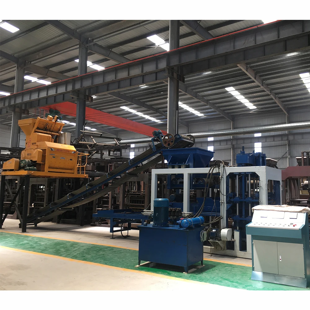 QT6-15 hot sales in USA Vibrating Hollow Cement Laying Block Concrete Brick Making Machine