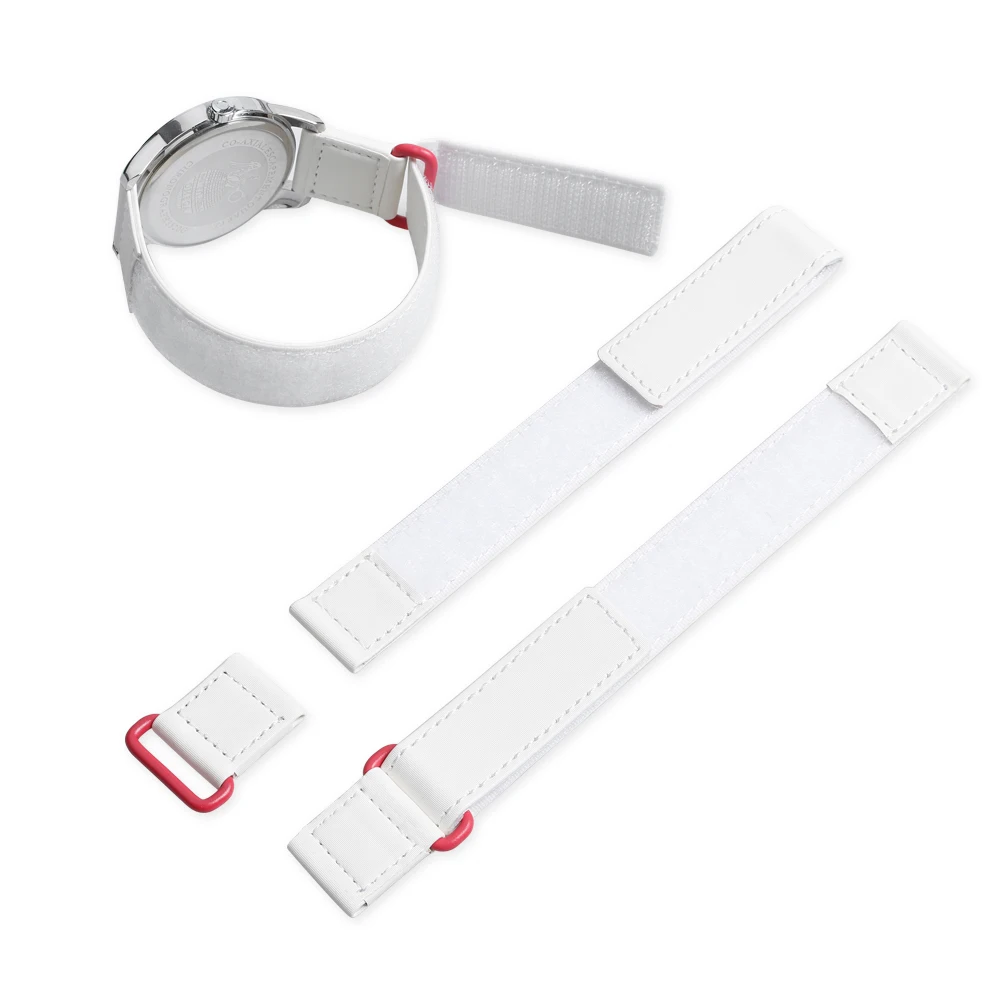 Factory Custom Hook Loop Velcroes Strap 20mm 22mm Fabric Nylon Watch Band for Moonswatch