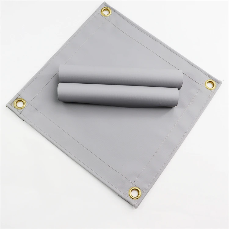 Acoustic Barriers PVC Tarpaulin Stock lot for Singapore and Japan Market, Cold-proof Insulated Tarp