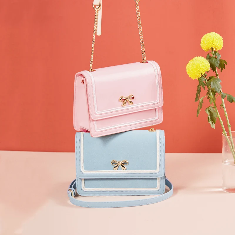 
AJI messenger bag korean new style women wholesale small square shoulder bag pu leather bags women handbags luxury 