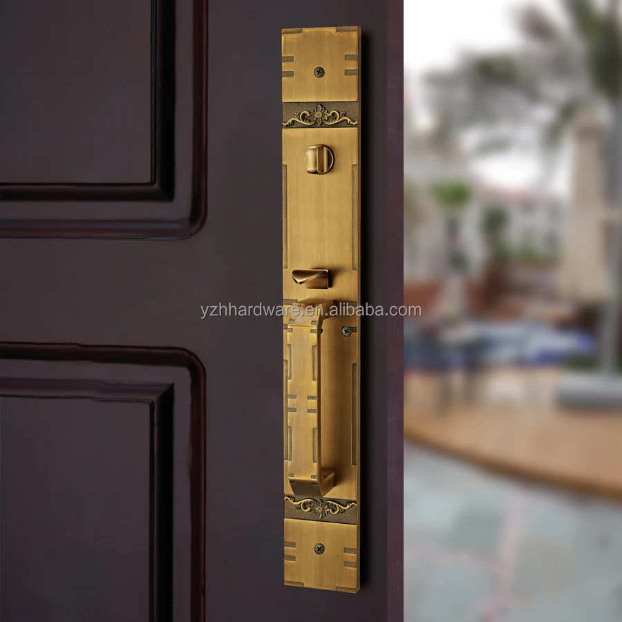 [Цинковый сплав] дизайн под старину, дизайн передней одинарной двери, дизайн ручки с хорошей ценой