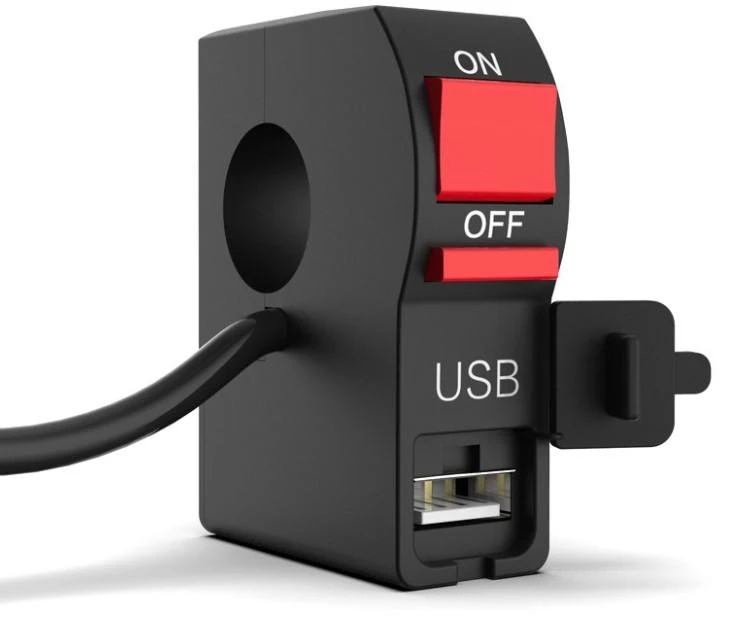 Универсальный переключатель включения/выключения мотоцикла с Usb 12 В 24 в светодиодное зарядное
