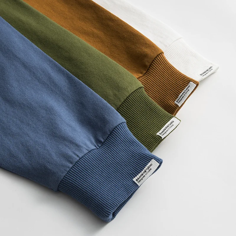 Maxnegio harajuku streetwear men long sleeve cotton womens top clothing manufacturers