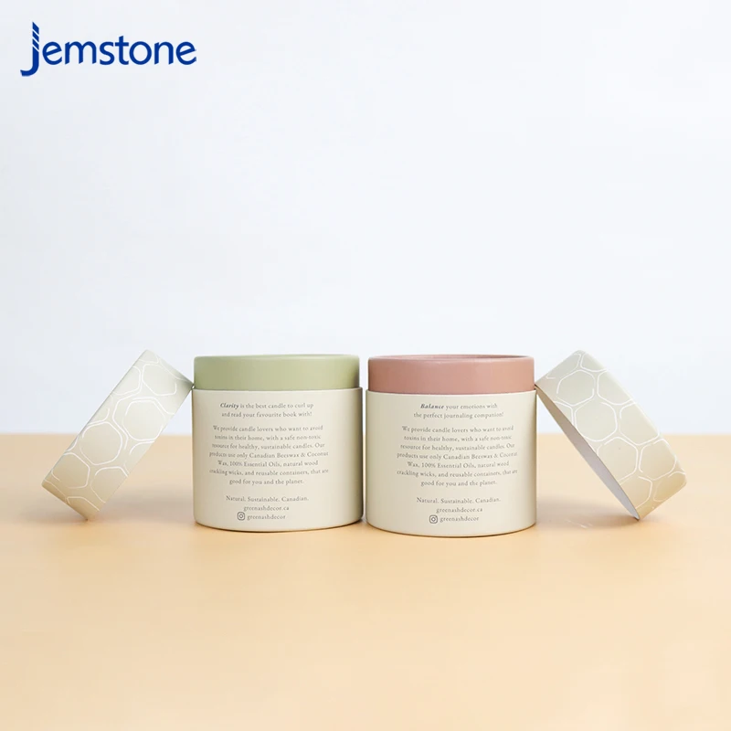 High Quality Cylinder Box Paper Tube For Cosmetics Custom Candle Box Round Packaging Gift Box