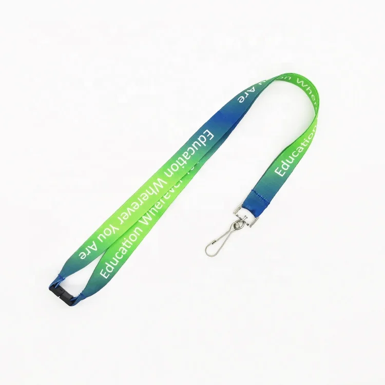 Lanyard Factory Direct Sales heat transfer Lanyards Breakaway Clip With Logo