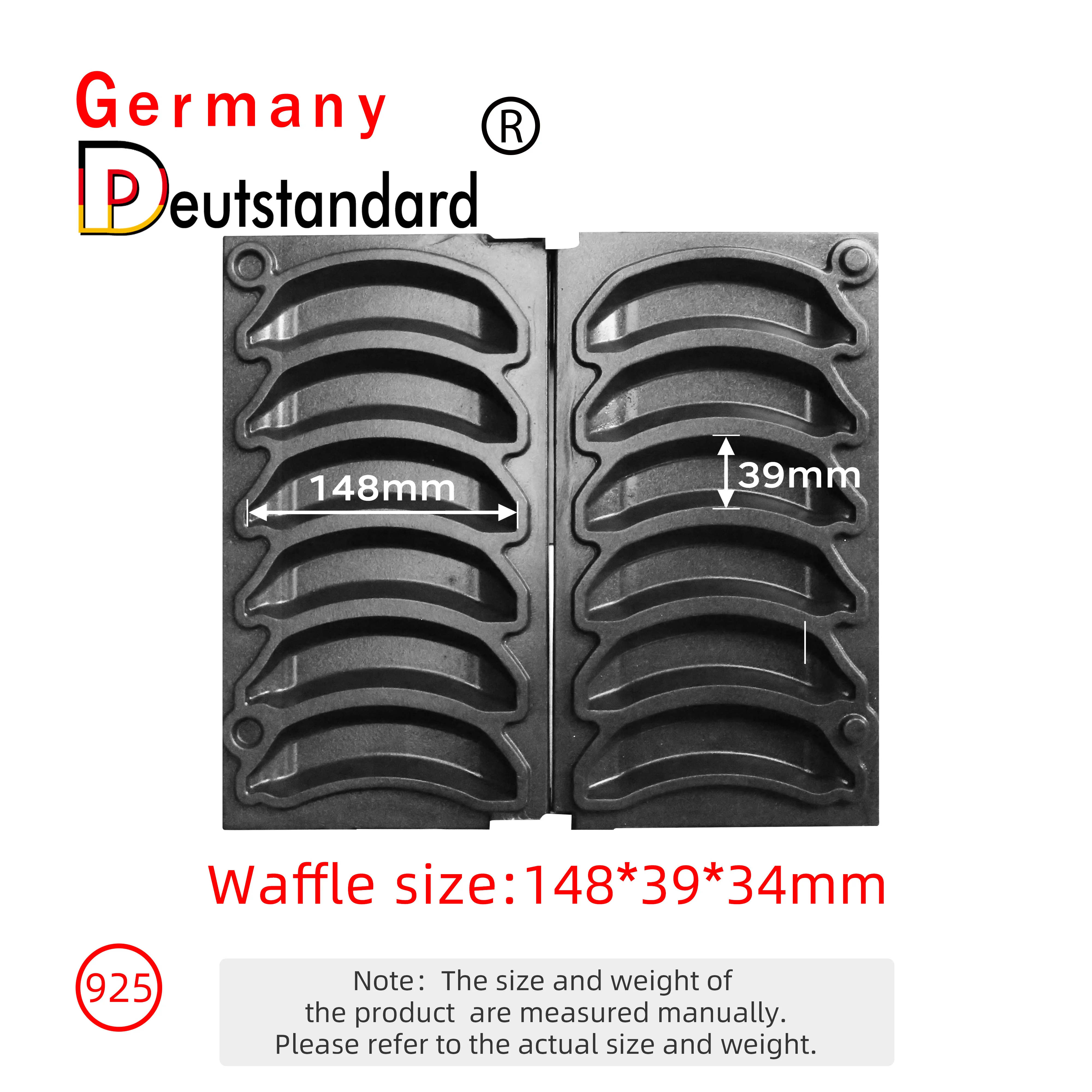 banana shaped waffle machine customize waffle machine factory for sale