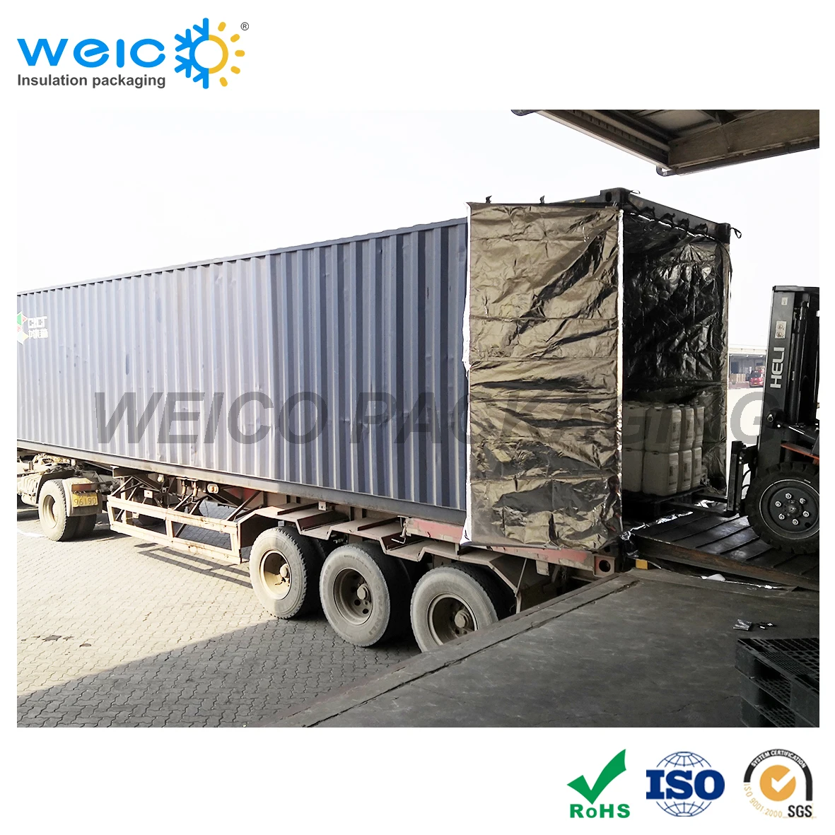 Cargo Foil Thermal Blankets Insulated Shipping Container Liner