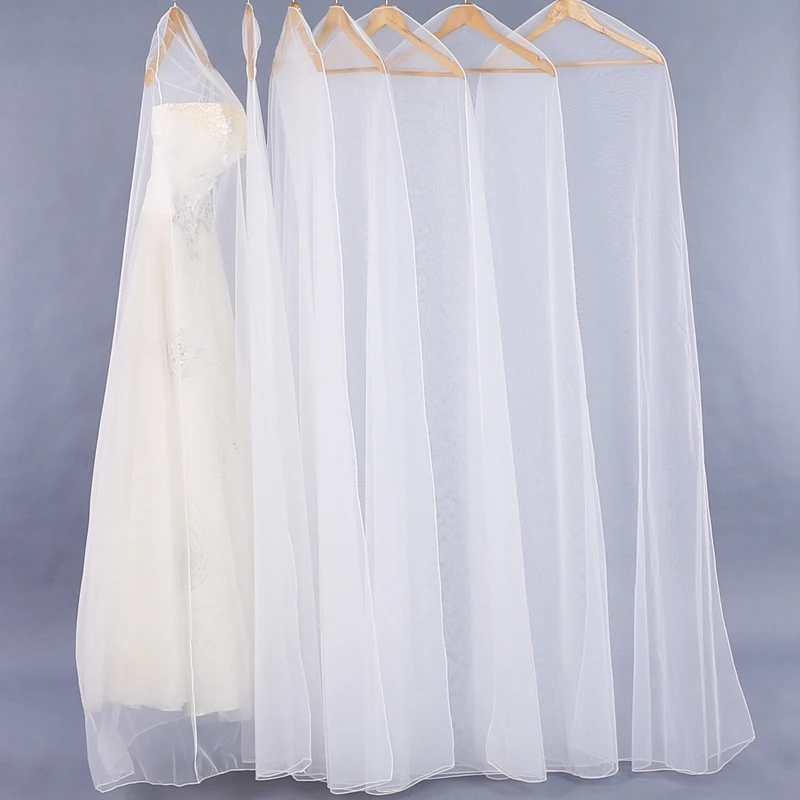 Оптовая продажа, Пылезащитная сумка для свадебного платья, женское длинное платье, вечерние наряды, портативный чехол, сумки для одежды