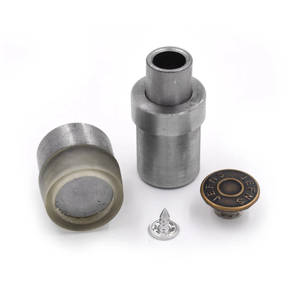 15/ 17 / 20 mm Jeans Buttons Install Mold Accessories Denim Buckle Tools Metal Rivet Molds Leather Rivets Dies