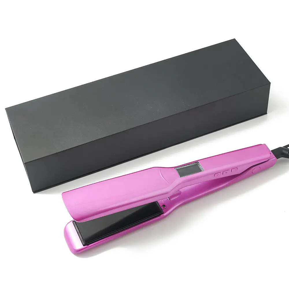 Straightening Irons Fast Warm-up Thermal Performance High Quality logo Customize Titanium Hair Straightener