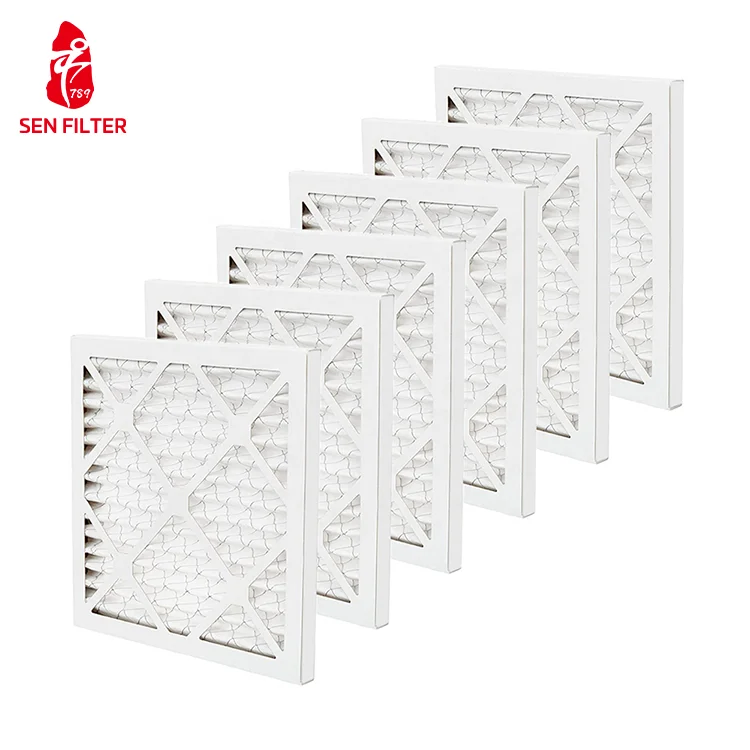 Customized Merv 6 8 11 13 14 15 Electrostatic Pleated Air Conditioner HVAC AC Furnace Air Filter