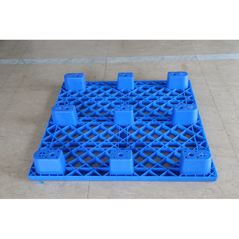 Hot Selling 1100*1100mm Single Side Plastic Pallets High Quality Light Weight Durable and Eco-friendly for Logistics Storage