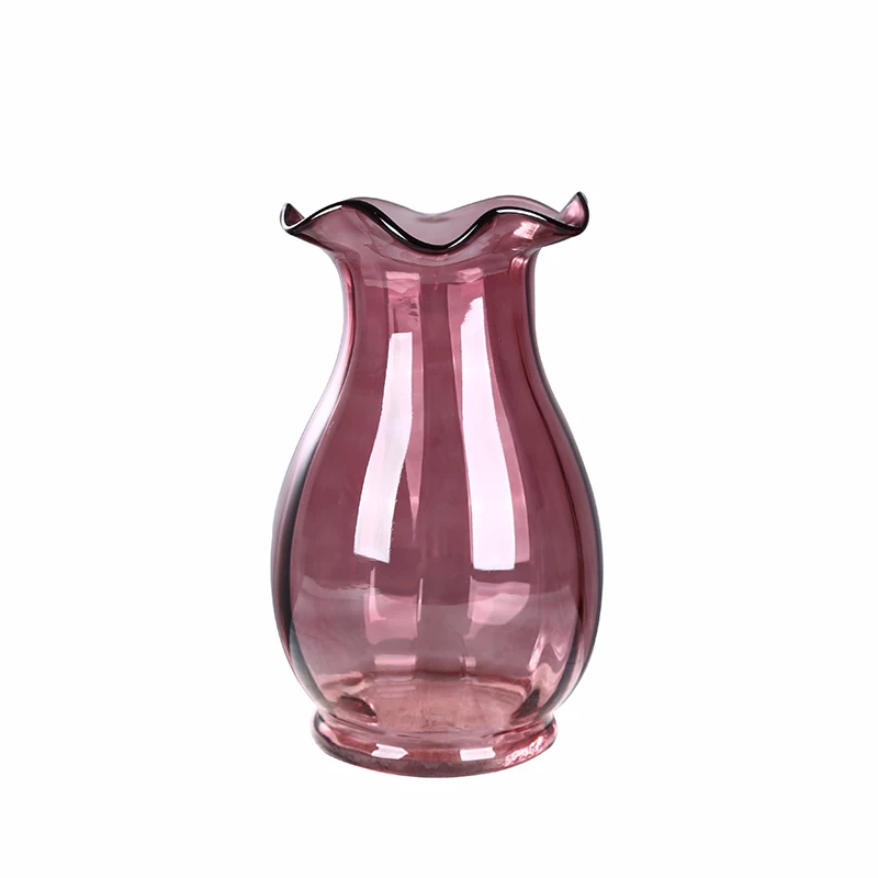 
Hot-selling European style creative spray mouth glass vase decoration living room flower decorative VASE 
