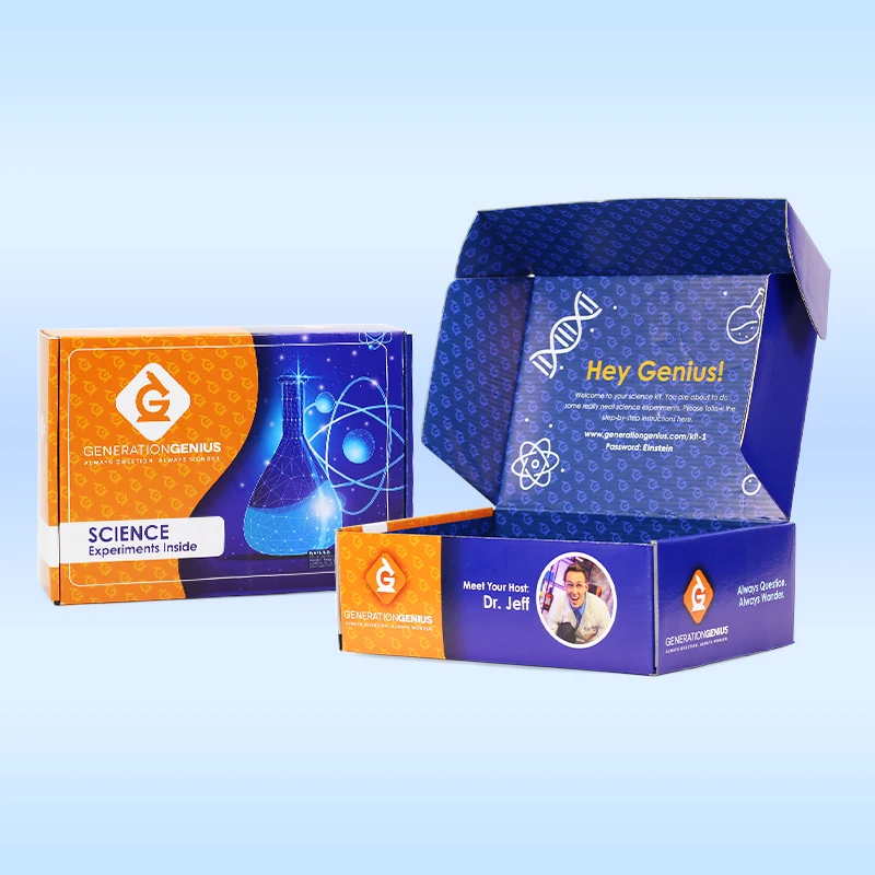 Custom corrugated colored printing android tv boxes tuck mailer set top box packaging and shipping carton wholesale