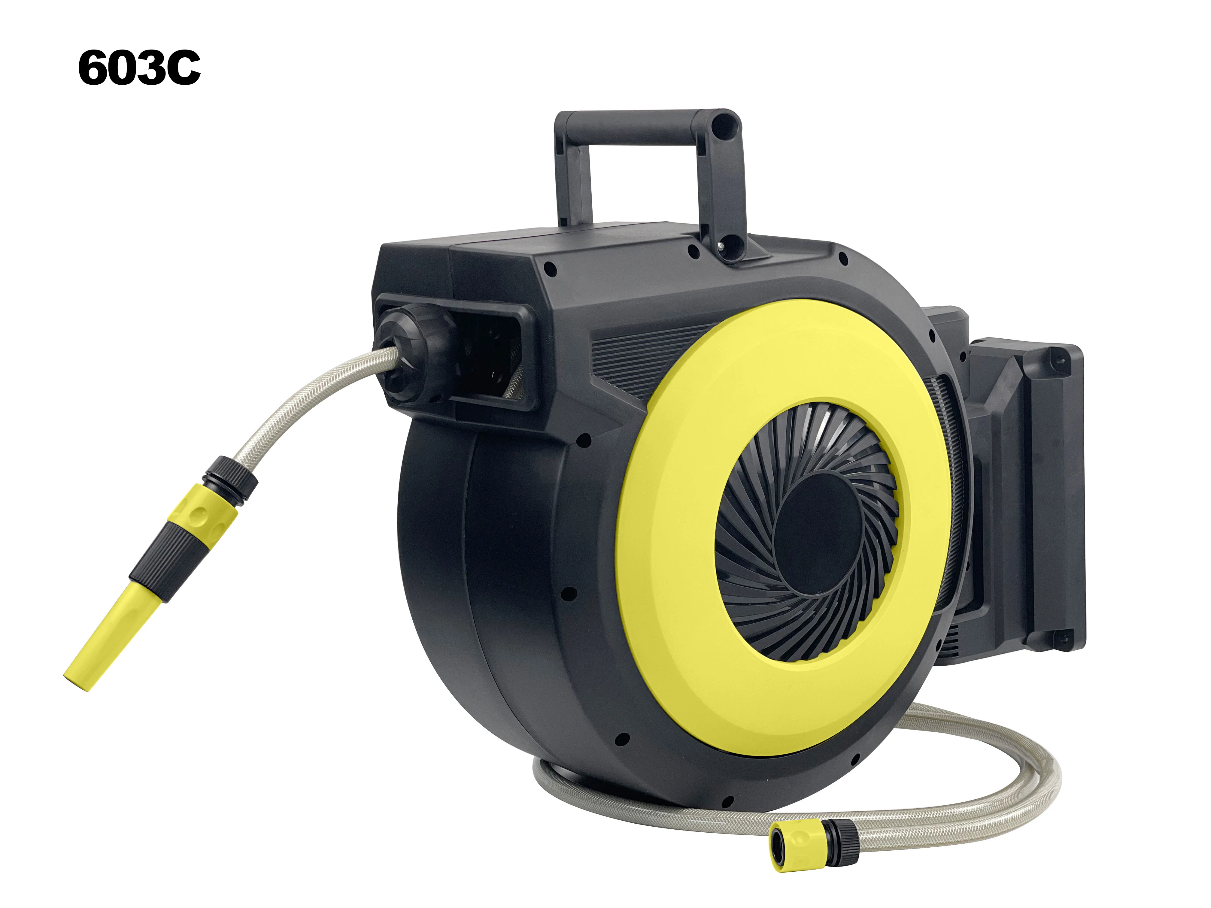 2023 new brand 35m Garden Hose with 9 Pattern Spray Any Length Lock Auto Rewind Wall Mounted water hose reel