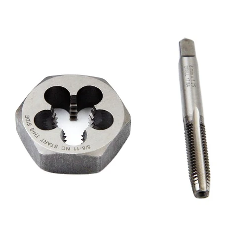 High quality tool tap and die set metric for external threads