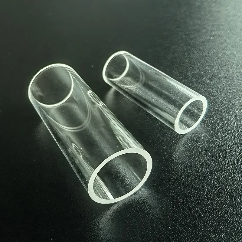 Transparent Cylinder High Transmittance Quartz glass Pipe High Purity Quartz Glass Tube