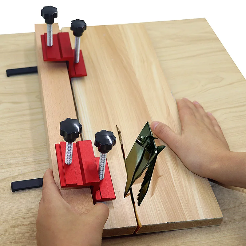 Woodworking Splicing Board Fixed Clip Cutting Parallel Clamp Woodworking Desktop Quick Clamp Aluminum