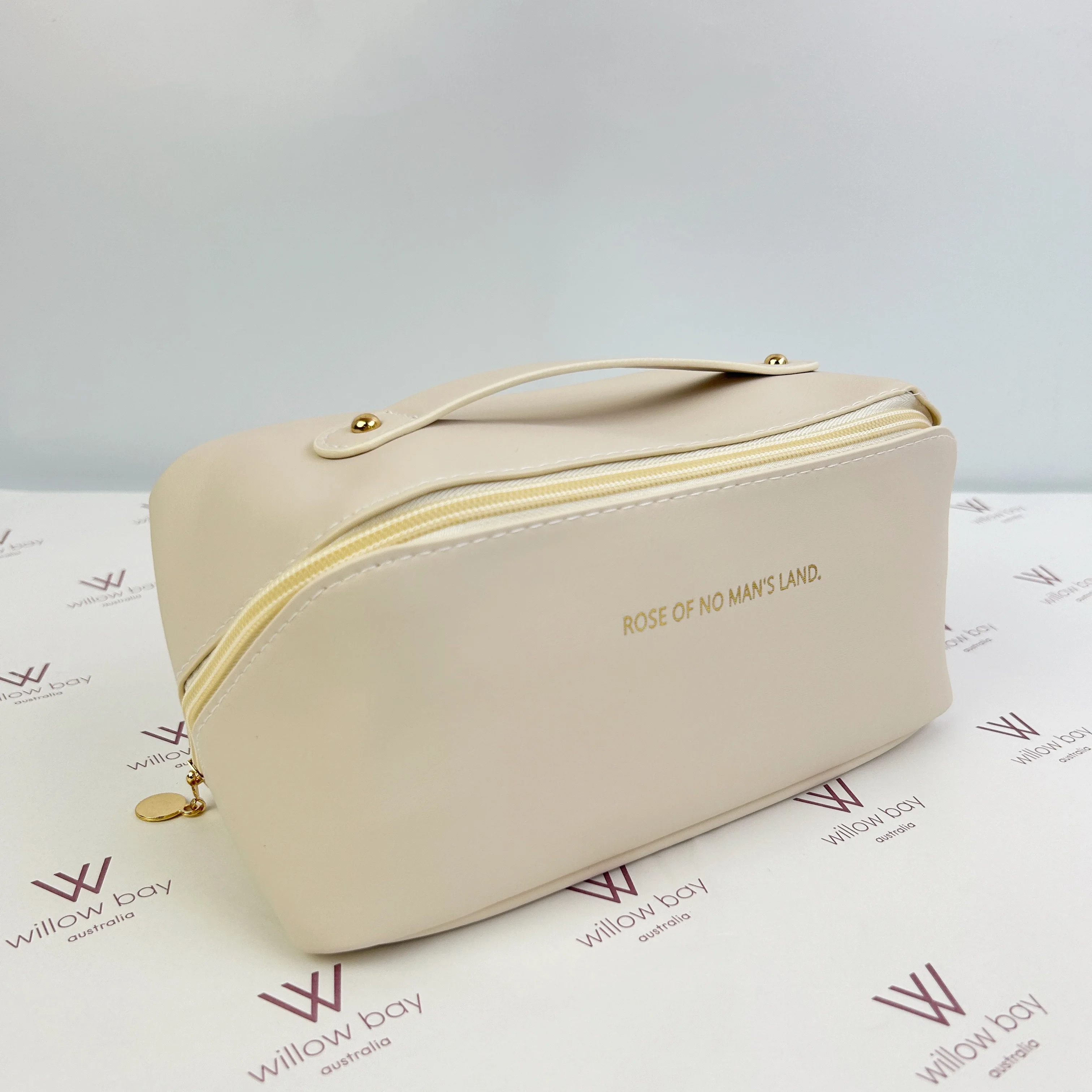 Big Storage Space Women Transparent Cosmetic Bag Set Pu Leather Makeup Bag With Top Handle