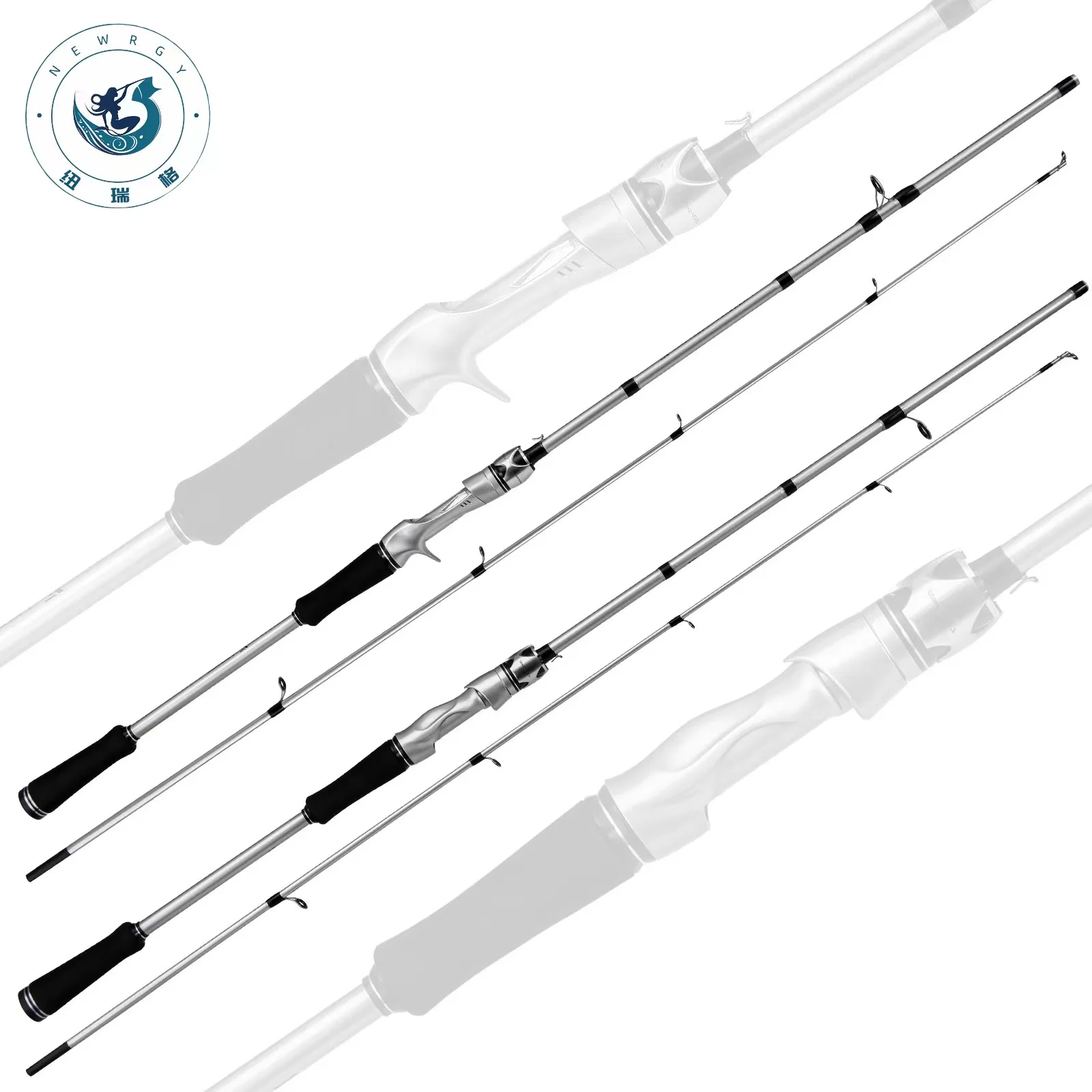 NEWRGY Custom High Carbon 1.8m/2.1m Lure Fishing Rod Bait Casting Fishing Rods Spinning Rod Fishing Equipment