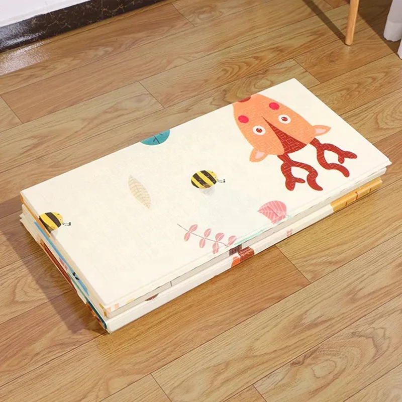 Baby care Activity Foldable Waterproof Floor XPE Foam Folding play mat for baby child