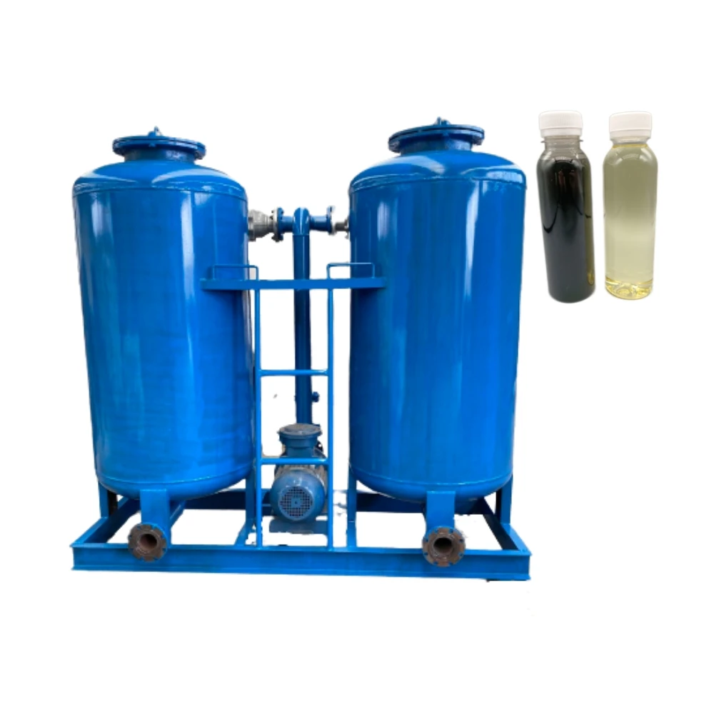 small investment industry oil cleaning equipment used black oil purifying machine
