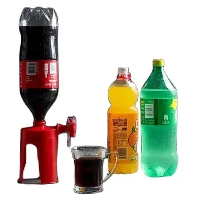 Novelty Saver Soda Dispenser Bottle Coke Upside Down Drinking Water bottle drinking Dispense Machine For Gadget Party Home Bar