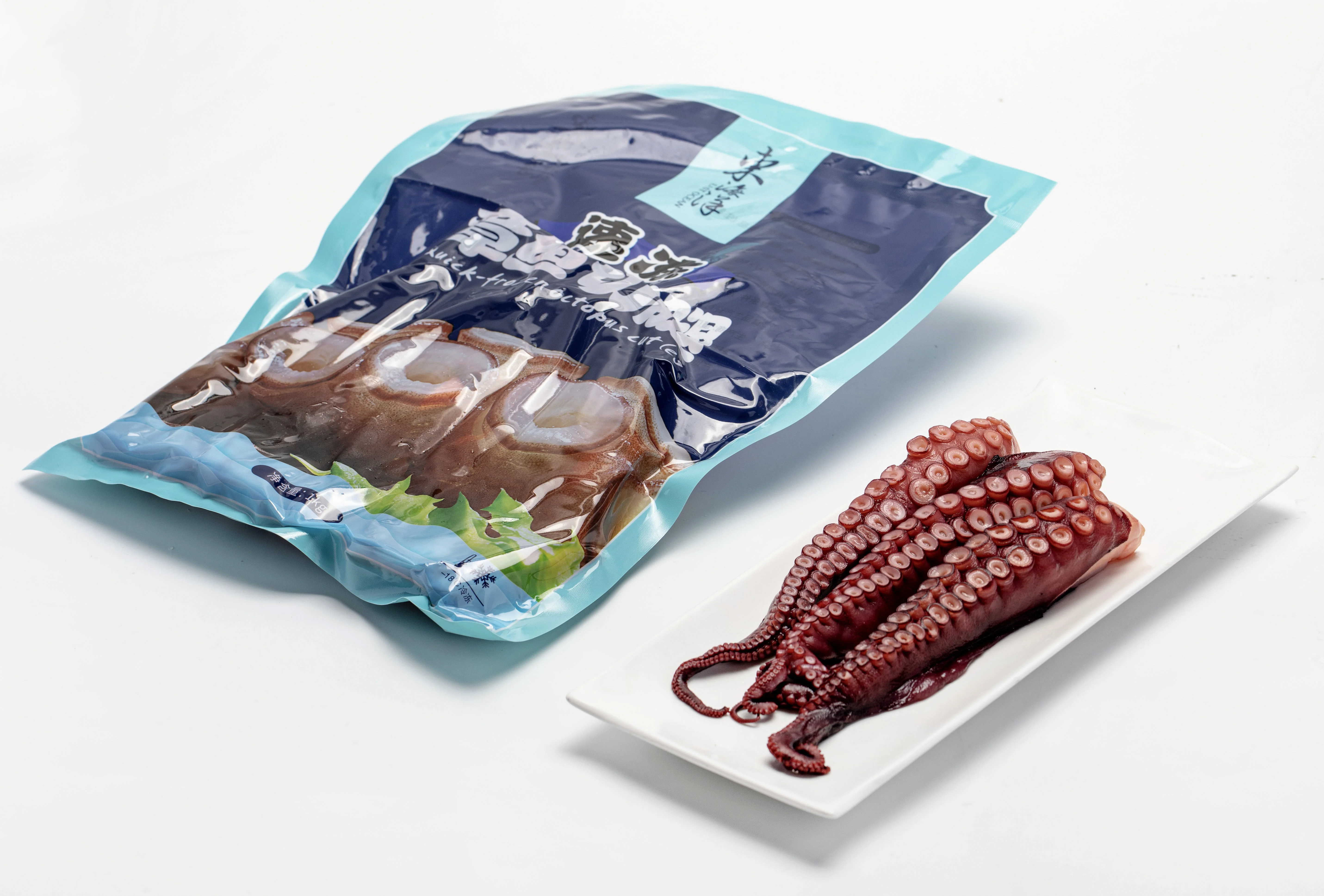 Japanese Seafood Octopus Tentacles Frozen Arms for Sushi Restaurant Natural Polybag Packaging Japanese Food Octopus 2 3 Kg Leg