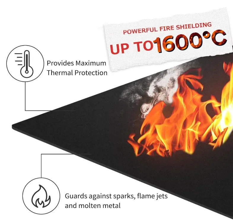High temperature resistant 2912F flame retardant fire escape emergency fireproof clothing