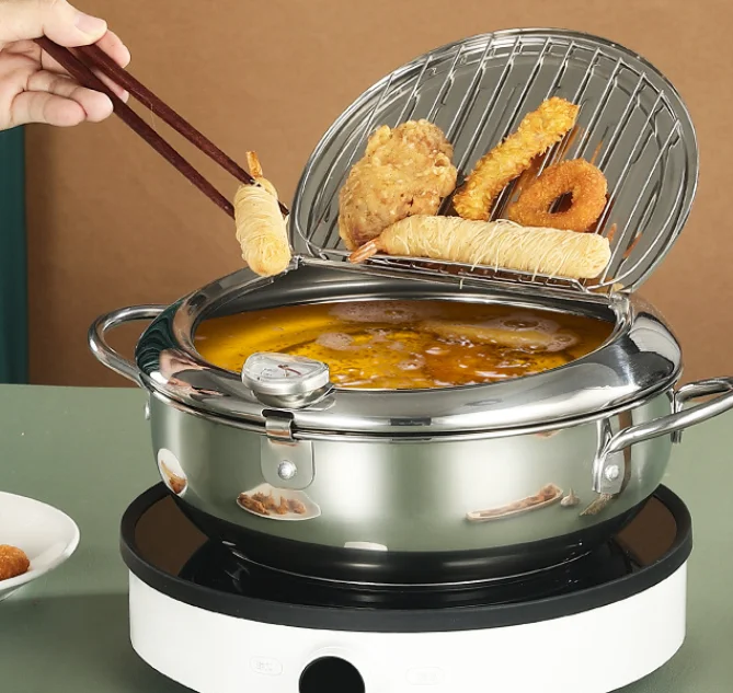 Жаровня Tempura кастрюля для супа с контролем температуры из нержавеющей стали