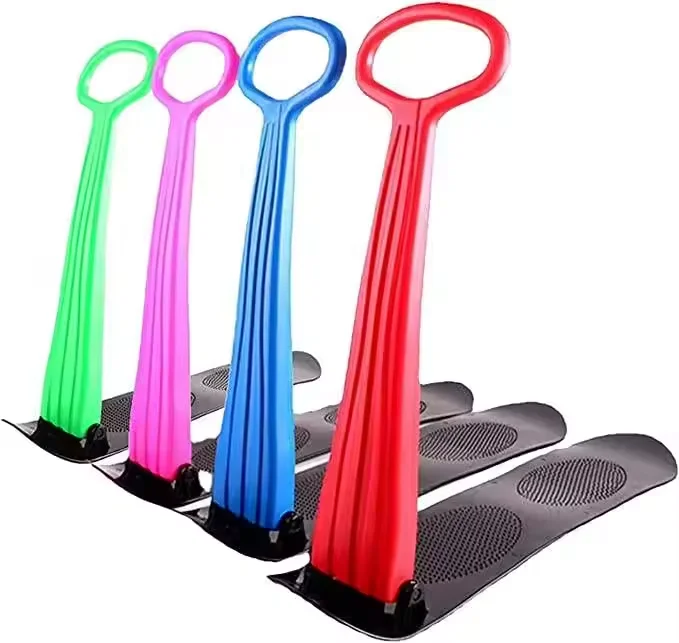 Folding Sledge Kick Snowboard Snow Scooter with Handle