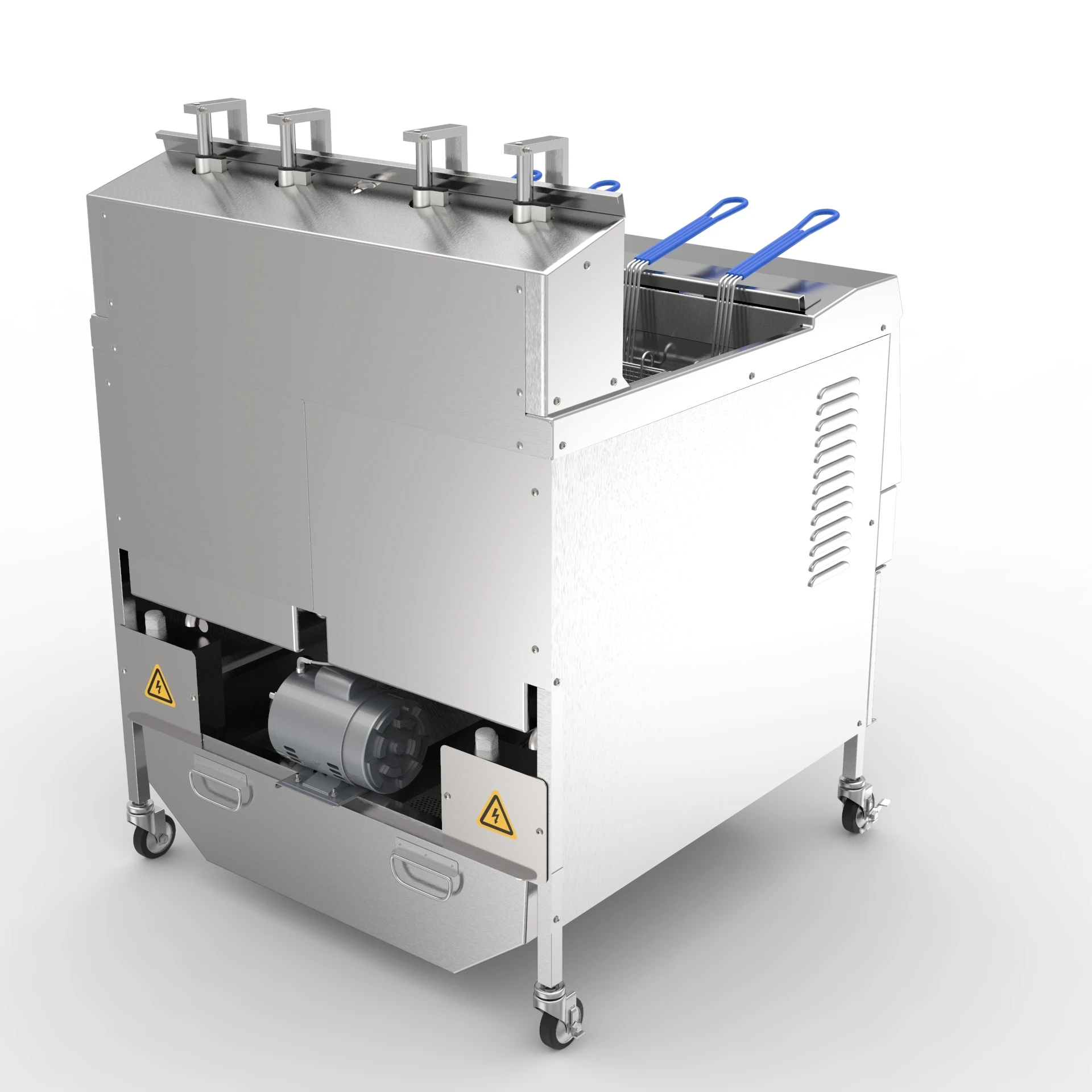 KFC fast food restaurant kitchen equipment Open Fryer Chicken Equipment 2*25L