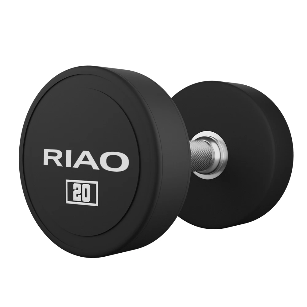 Gym Equipment Weight Lifting Man Mancuernas Kurzhantel PU Urethane Round Dumbbell Sets