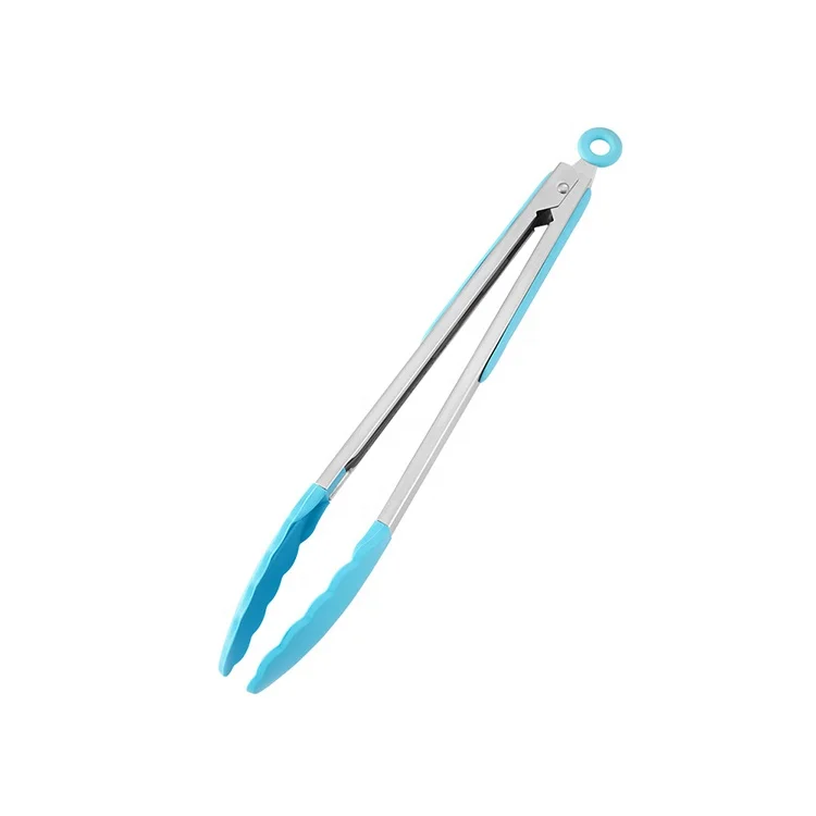 Kitchenware Grill DIY Cooking Non Stick BBQ Clip Locking Food Tongs Stainless Steel Kitchen for Toast Salad Bread