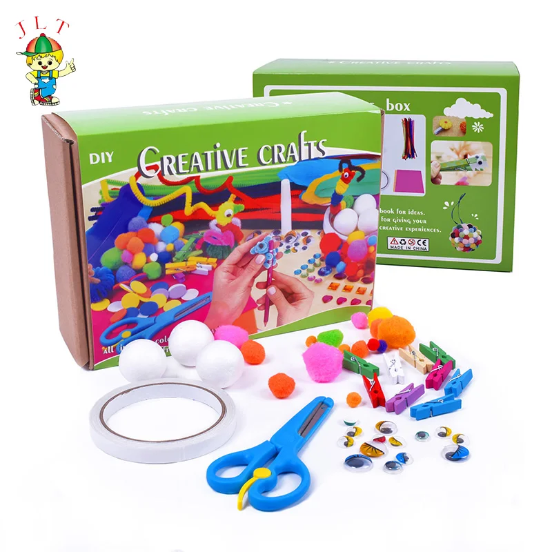 Factory Direct Supply Diy Creative Pipe Cleaners Craft Handmade Children Educational Toy Diy Craft Supplies Set