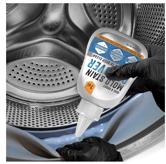 Rubber Ring Mildew Spot Tile Wall Gap Mold Stain Cleaner Fridge Gap Mold Stain Remover Gel for Washing Machine