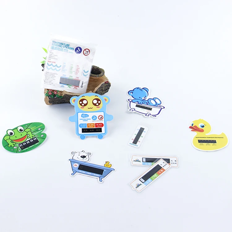 Многоразовые ЖК-пластиковые лоб лихорадка сканирования полосы самоклеющиеся термометр для взрослых детей