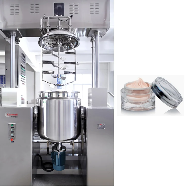 Cosmetic Ointment vacuum homogenizing emulsifying  emulsifier mixer