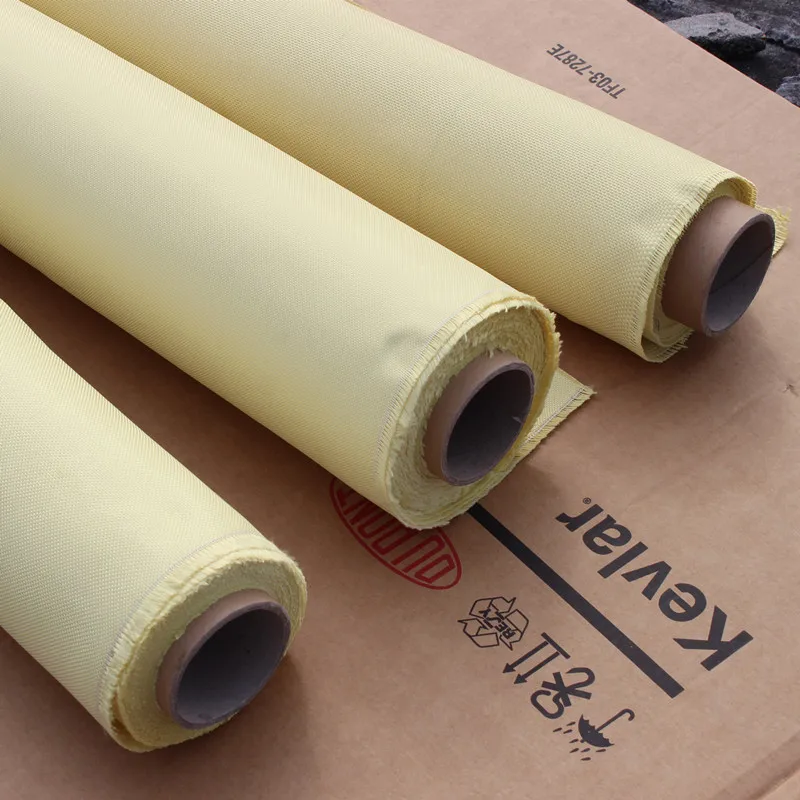 100/160/200/400 Gsm High Quality Nijiv Aramid Vest Fabric Wholesale Fire Resistant Aramid Kevlars Fabric For Reinforcement