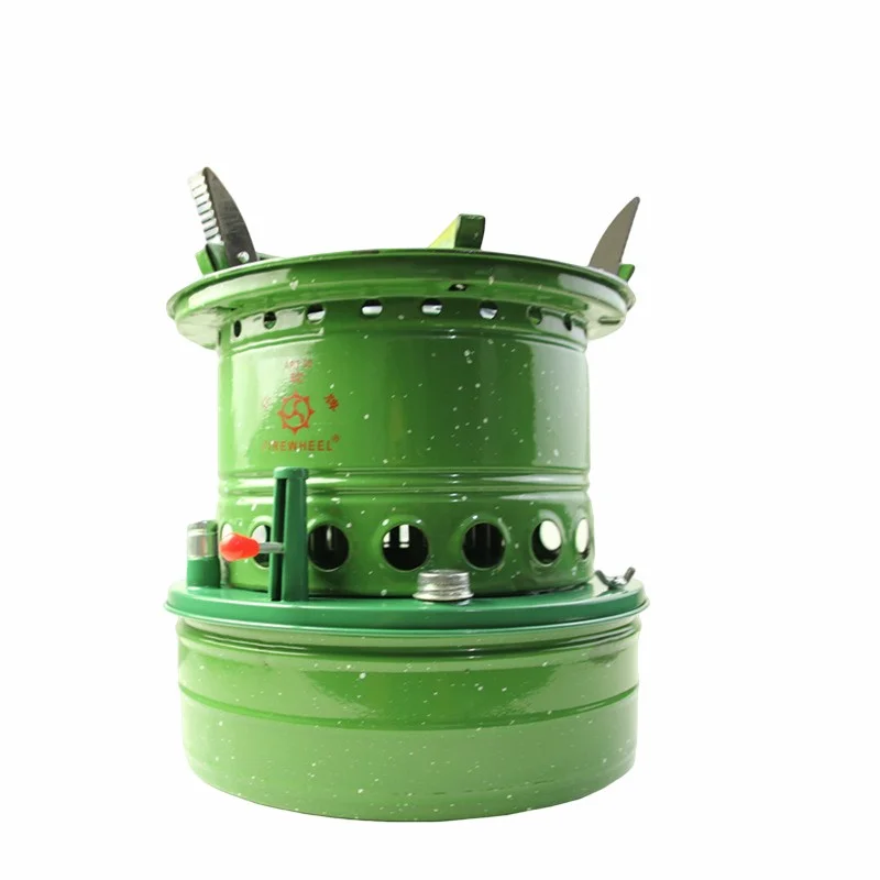 Portable Outdoor 16 Wicks Camping Picnic Burner Furnace Pressure Camping Cooking Kerosene Stoves